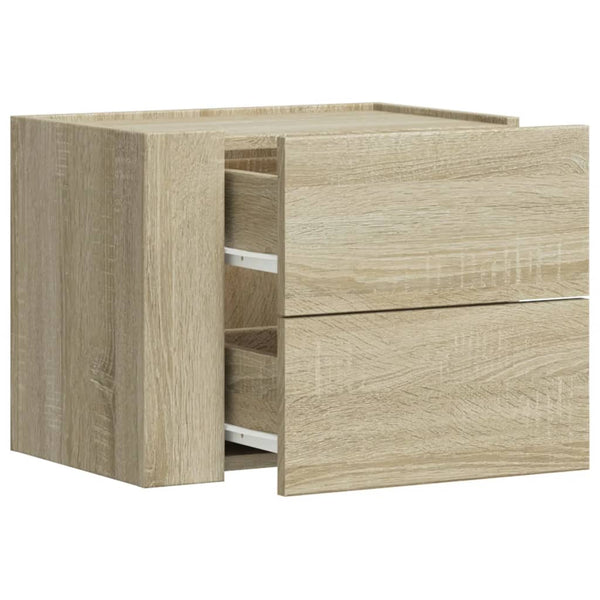Wand-Nachttisch Sonoma-Eiche 45 cm
