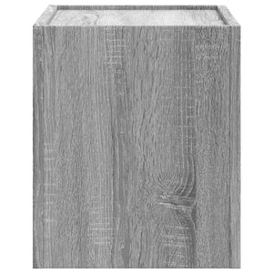 Grau Sonoma Wand-Nachttisch 45x30x35 cm