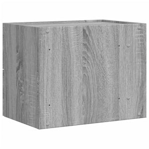 Grau Sonoma Wand-Nachttisch 45x30x35 cm
