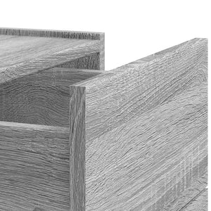 Wand-Nachttische Grau Sonoma 2er Set