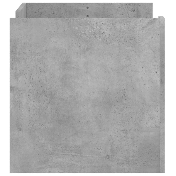 Betongrauer Couchtisch 80x50 cm