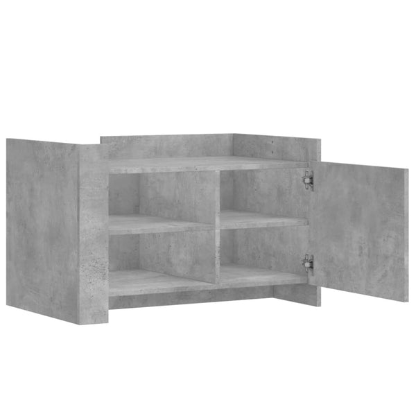 Betongrauer Couchtisch 80x50 cm