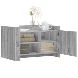 Couchtisch Grau Sonoma 80x50 cm