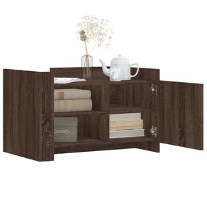Couchtisch Braun Eichen-Optik 80x50 cm