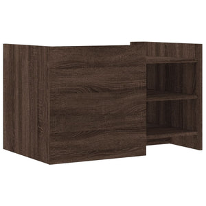 Couchtisch Braun Eichen-Optik 80x50 cm