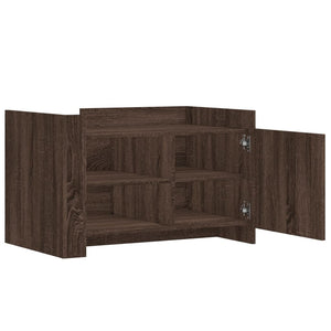 Couchtisch Braun Eichen-Optik 80x50 cm