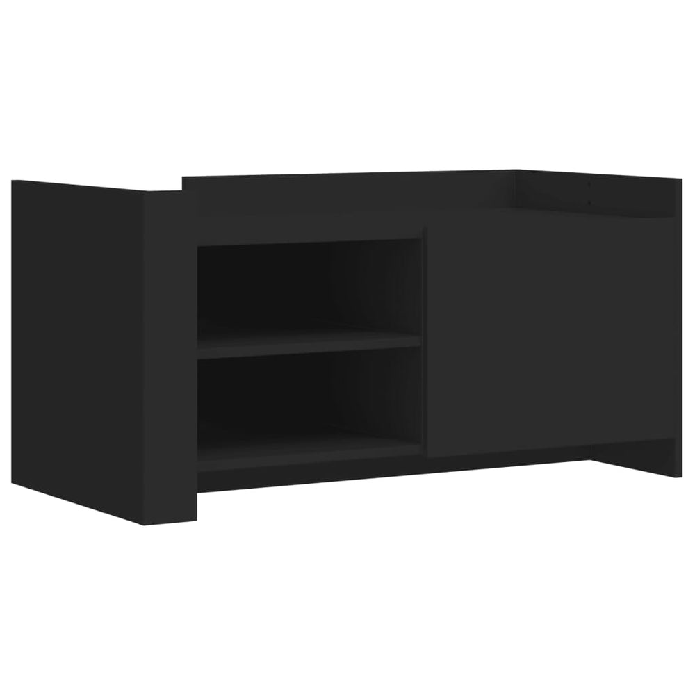 Schwarzer Couchtisch 100x50 cm