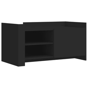 Schwarzer Couchtisch 100x50 cm