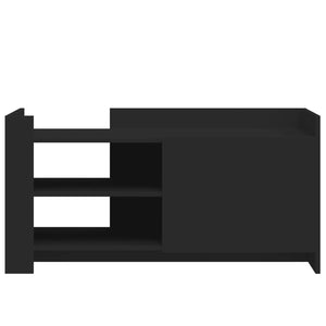 Schwarzer Couchtisch 100x50 cm