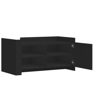 Schwarzer Couchtisch 100x50 cm