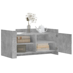 Betongrau Couchtisch 100x50 cm