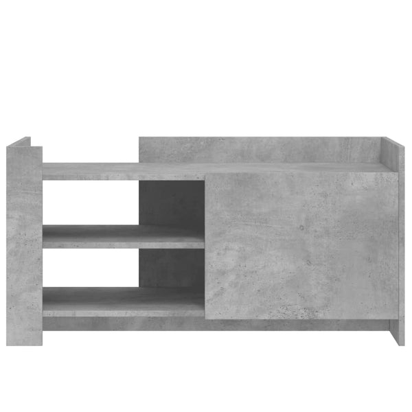 Betongrau Couchtisch 100x50 cm