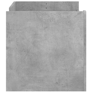 Betongrau Couchtisch 100x50 cm