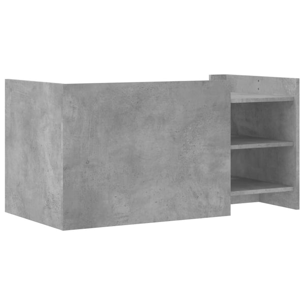 Betongrau Couchtisch 100x50 cm
