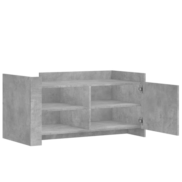 Betongrau Couchtisch 100x50 cm