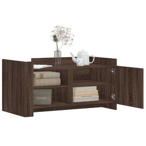 Couchtisch Braun Eichenoptik 100x50 cm