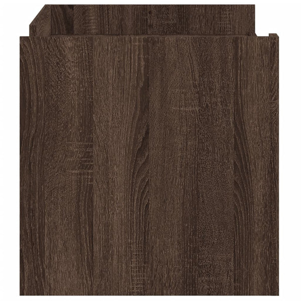Couchtisch Braun Eichenoptik 100x50 cm