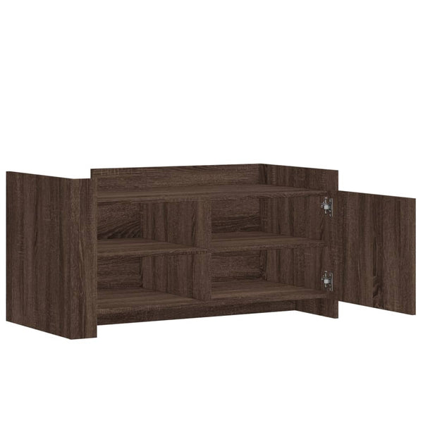 Couchtisch Braun Eichenoptik 100x50 cm
