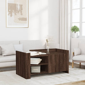 Couchtisch Braun Eichenoptik 100x50 cm