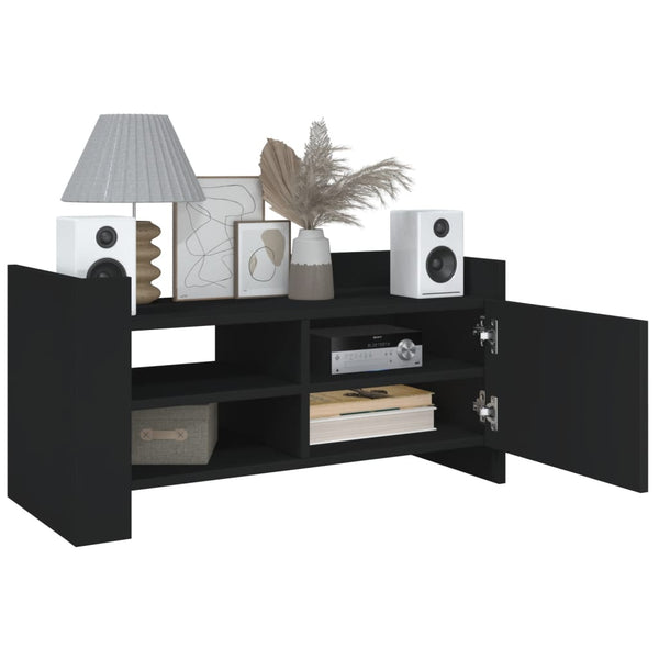 TV-Schrank Schwarz 80x35x40 cm