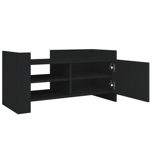 TV-Schrank Schwarz 80x35x40 cm