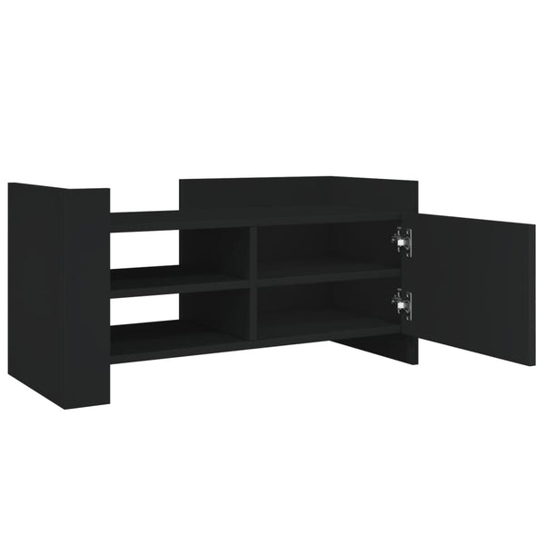 TV-Schrank Schwarz 80x35x40 cm