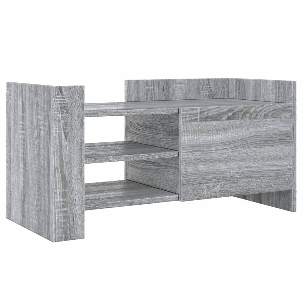 vidaXL Meuble TV Gris Sonoma 80x35x40 cm Bois d'ingénierie