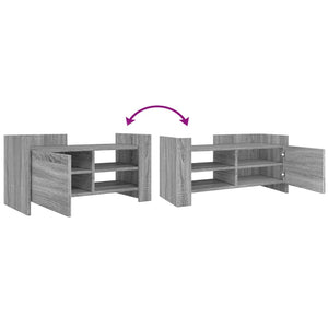 TV-Schrank Grau Sonoma 80 cm