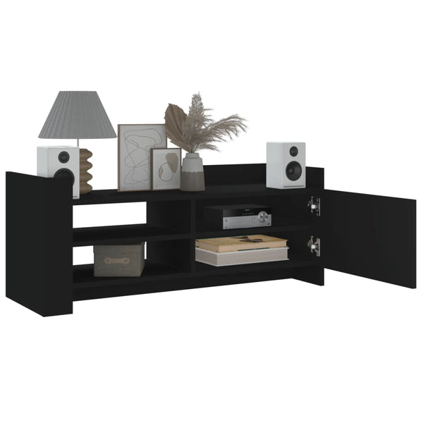 Schwarzer TV-Schrank 100 cm