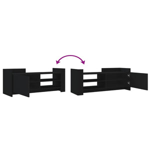 Schwarzer TV-Schrank 100 cm