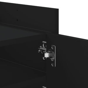 Schwarzer TV-Schrank 100 cm