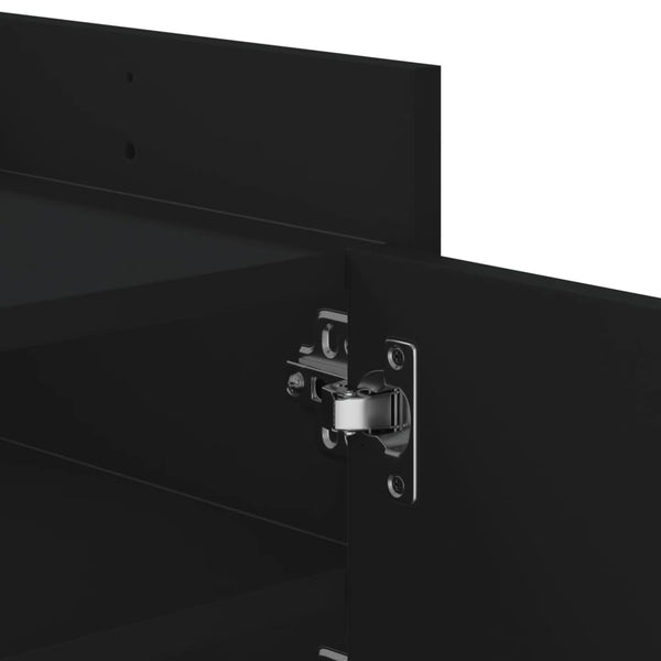 Schwarzer TV-Schrank 100 cm