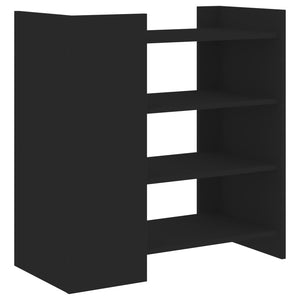 Schwarzes Sideboard 73,5 cm Holz