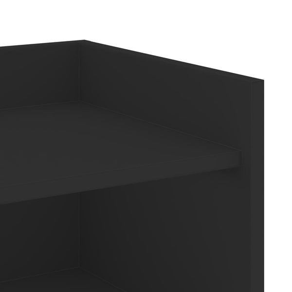 Schwarzes Sideboard 73,5 cm Holz