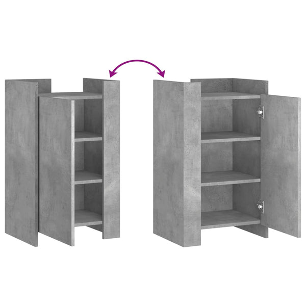 Sideboard Betongrau 45x35x75 cm