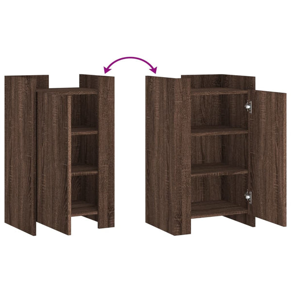 Sideboard Braun Eichenoptik 45x35x75 cm