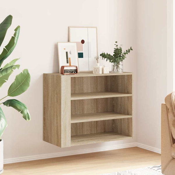 Wandregal Sonoma Eiche 75x35x60 cm
