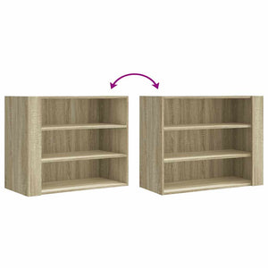 Wandregal Sonoma Eiche 75x35x60 cm