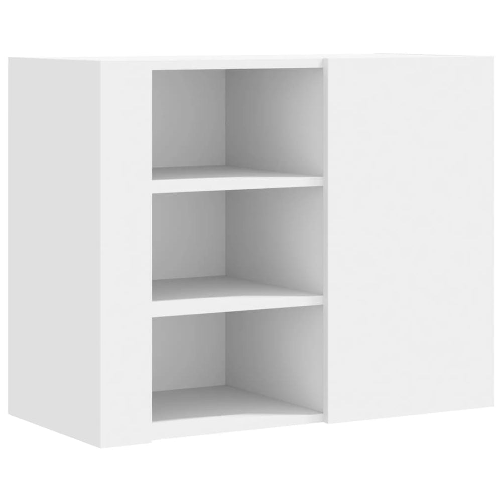 Weißes Wandregal 75x35x60 cm