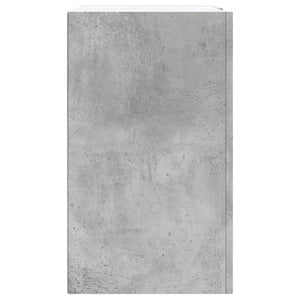 Betongraues Wandregal 75x60 cm