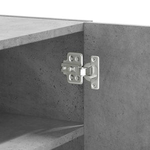 Betongraues Wandregal 75x60 cm