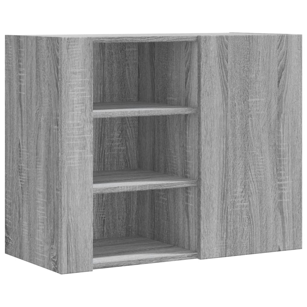 Wandregal Grau Sonoma 75x60 cm