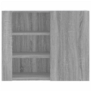 Wandregal Grau Sonoma 75x60 cm