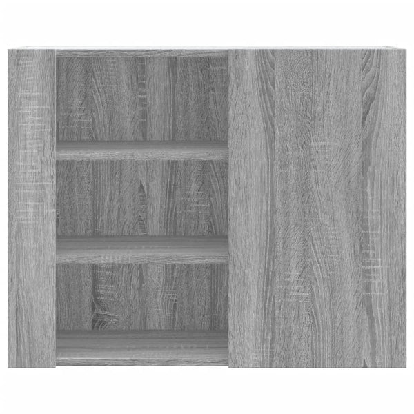 Wandregal Grau Sonoma 75x60 cm