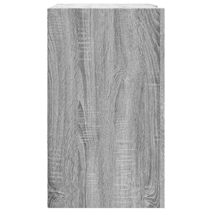 Wandregal Grau Sonoma 75x60 cm