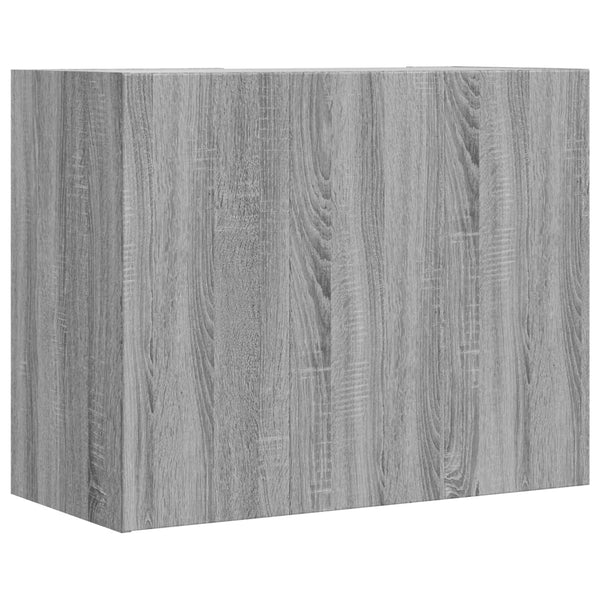Wandregal Grau Sonoma 75x60 cm
