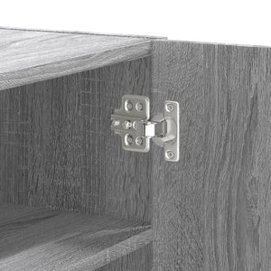 Wandregal Grau Sonoma 75x60 cm