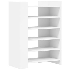 Weißer Schuhschrank Holzwerkstoff 74,5x100 cm