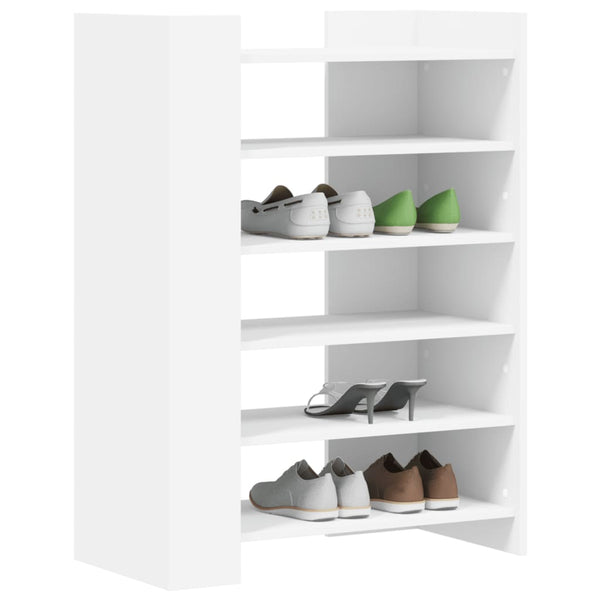 Weißer Schuhschrank Holzwerkstoff 74,5x100 cm