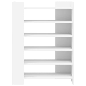 Weißer Schuhschrank Holzwerkstoff 74,5x100 cm